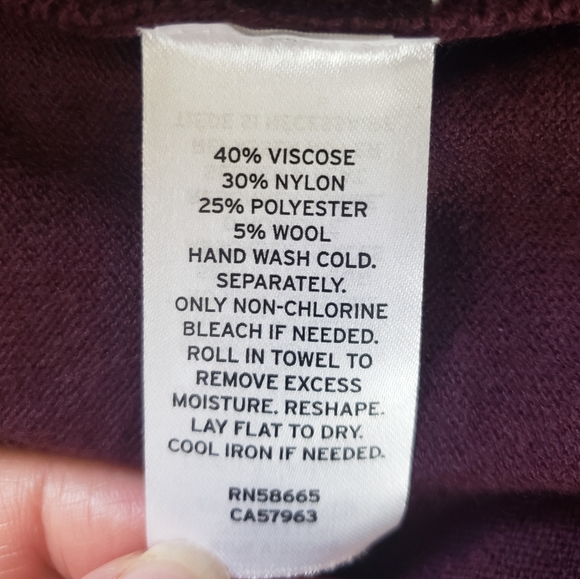 NEW Caslon Turtleneck Tunic Maroon Sweater - Picture 8 of 8
